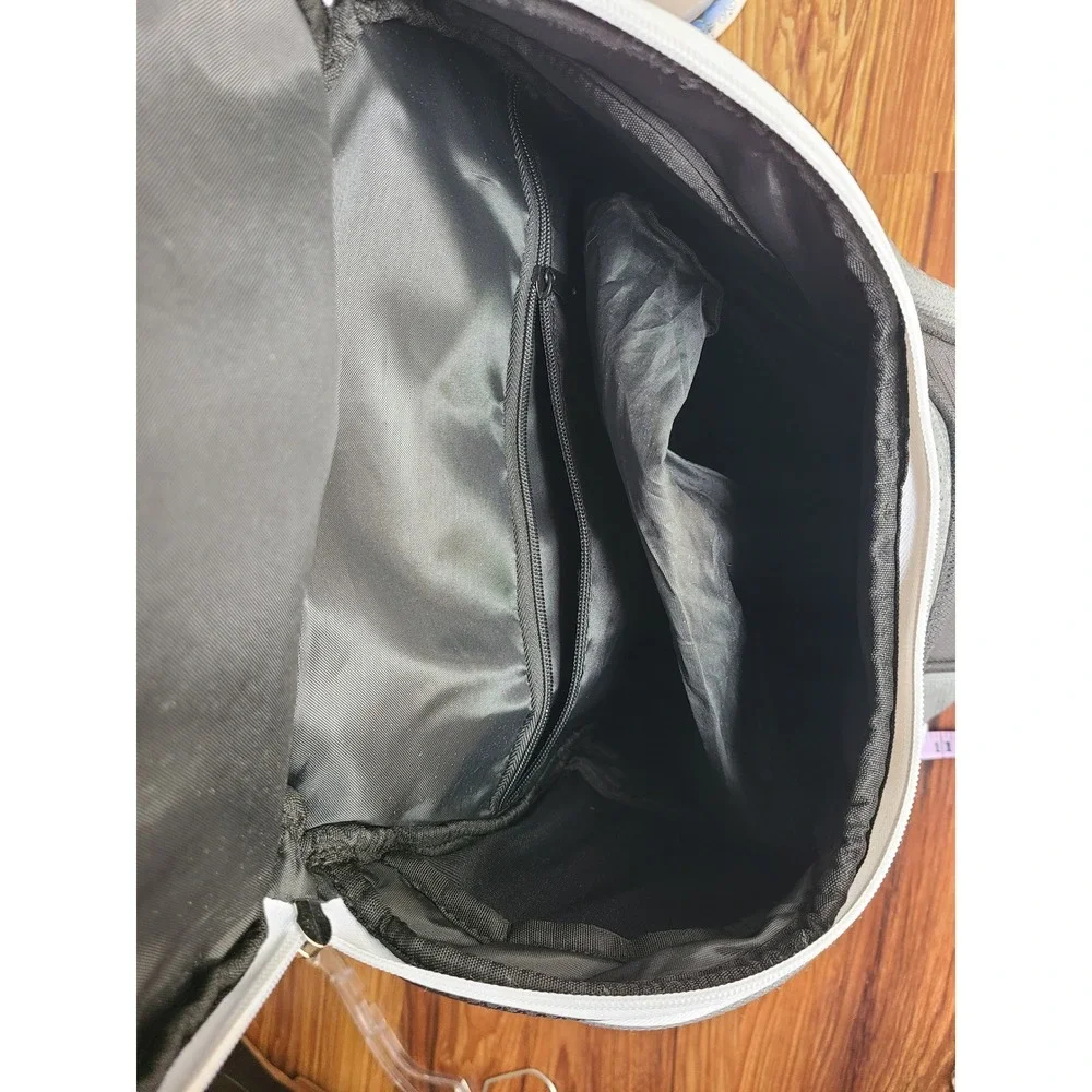 Fila Unisex Heritage Tennis Bag‎ Backpack Shoe Pocket Black White Performance